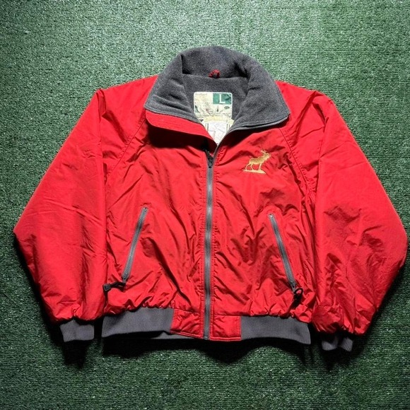 Beautiful Vintage Red Moose Lodge Alaska Jacket (L) - Picture 1 of 5